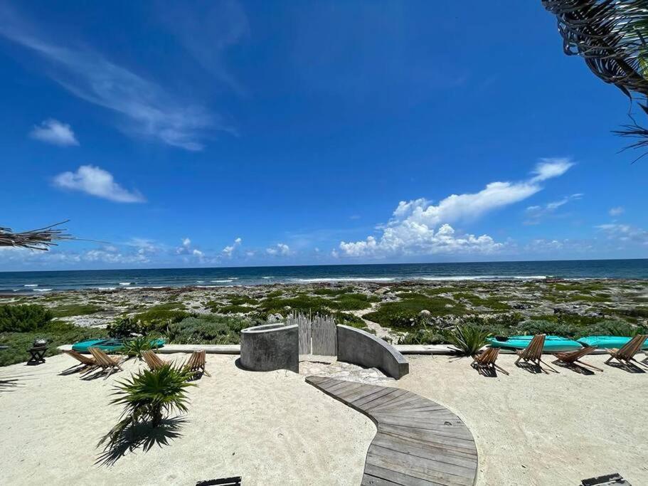 Tulum Beachfront Villa I'Ik By Casa Xuul Tulum Exterior photo