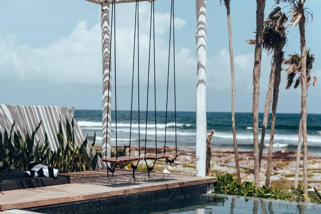 Tulum Beachfront Villa I'Ik By Casa Xuul Tulum Exterior photo
